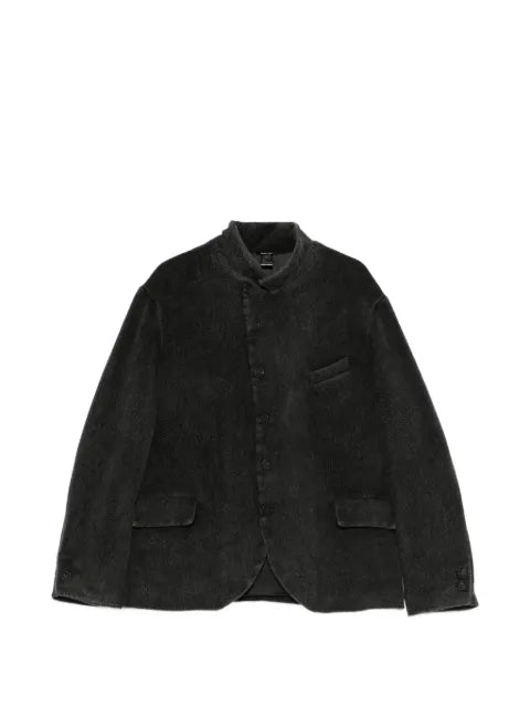 Avant Toi high-neck button-up blazer