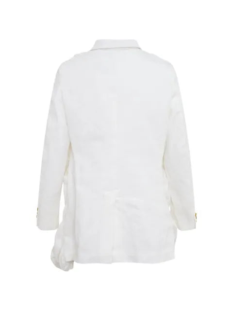 Comme des Garçons Homme Plus ruffled gathered blazer