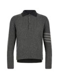 Thom Browne 4-Bar cable-knit sweater