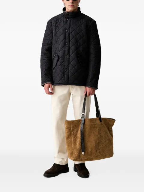 Barbour quilted high-neck jacket