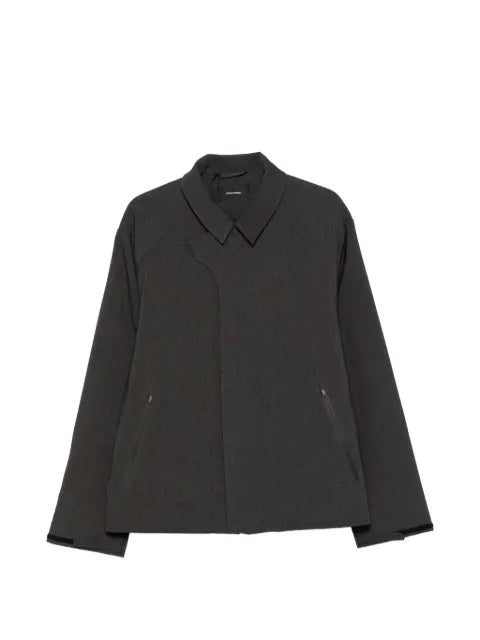 Hiking Patrol asymmetric-fastening raglan-sleeve jacket