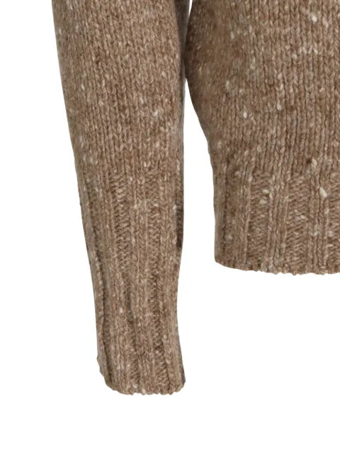 Auralee quarter-zip sweater