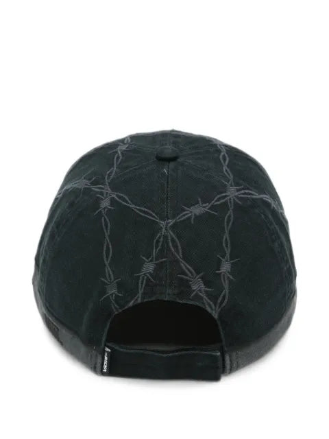 Vans x Slam Jam barbed-wire distressed baseball cap