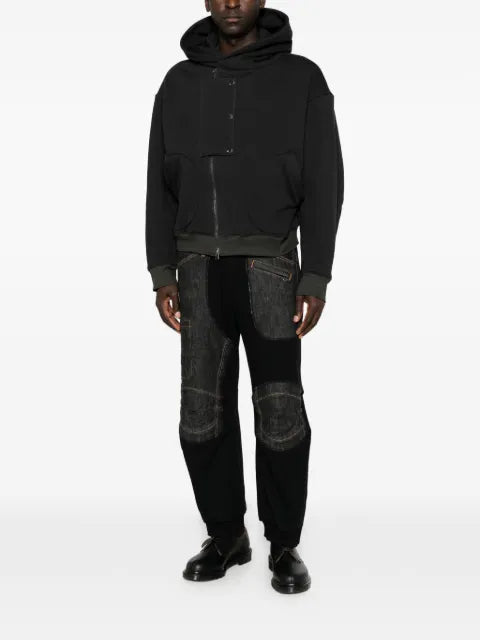 Individual Sentiments panelled hooded jacket