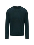 K-Way crew-neck logo-patch sweater