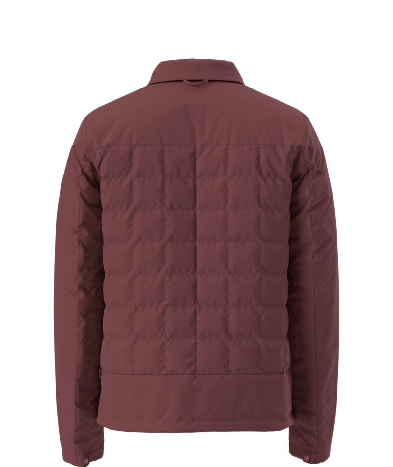 The North Face Burgundy Hooded Zip-Up Jacket