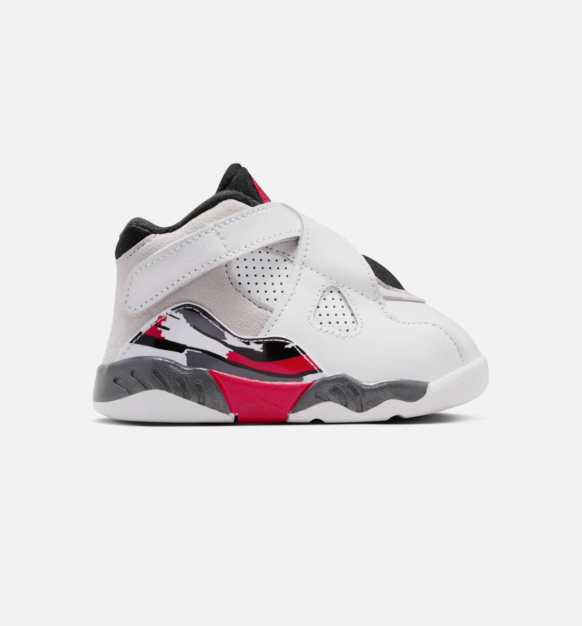 Air Jordan 8 Retro “White and True Red” Baby and Toddler Lifestyle Shoes