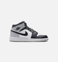 Air Jordan 1 Mid “Light Smoke Grey” Grade School Lifestyle Shoes