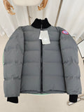 Canada Goose Grey Stand-Collar Puffer Jacket
