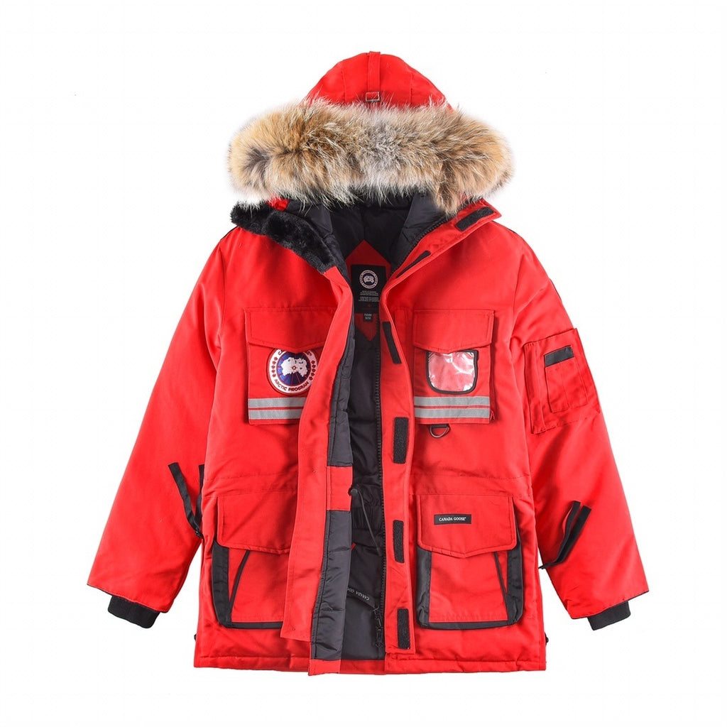 Canada Goose Red Snow Mantra Hooded Parka