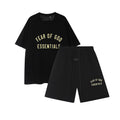 FW24 Half Arc T-Shirt / Shorts / Set - Black