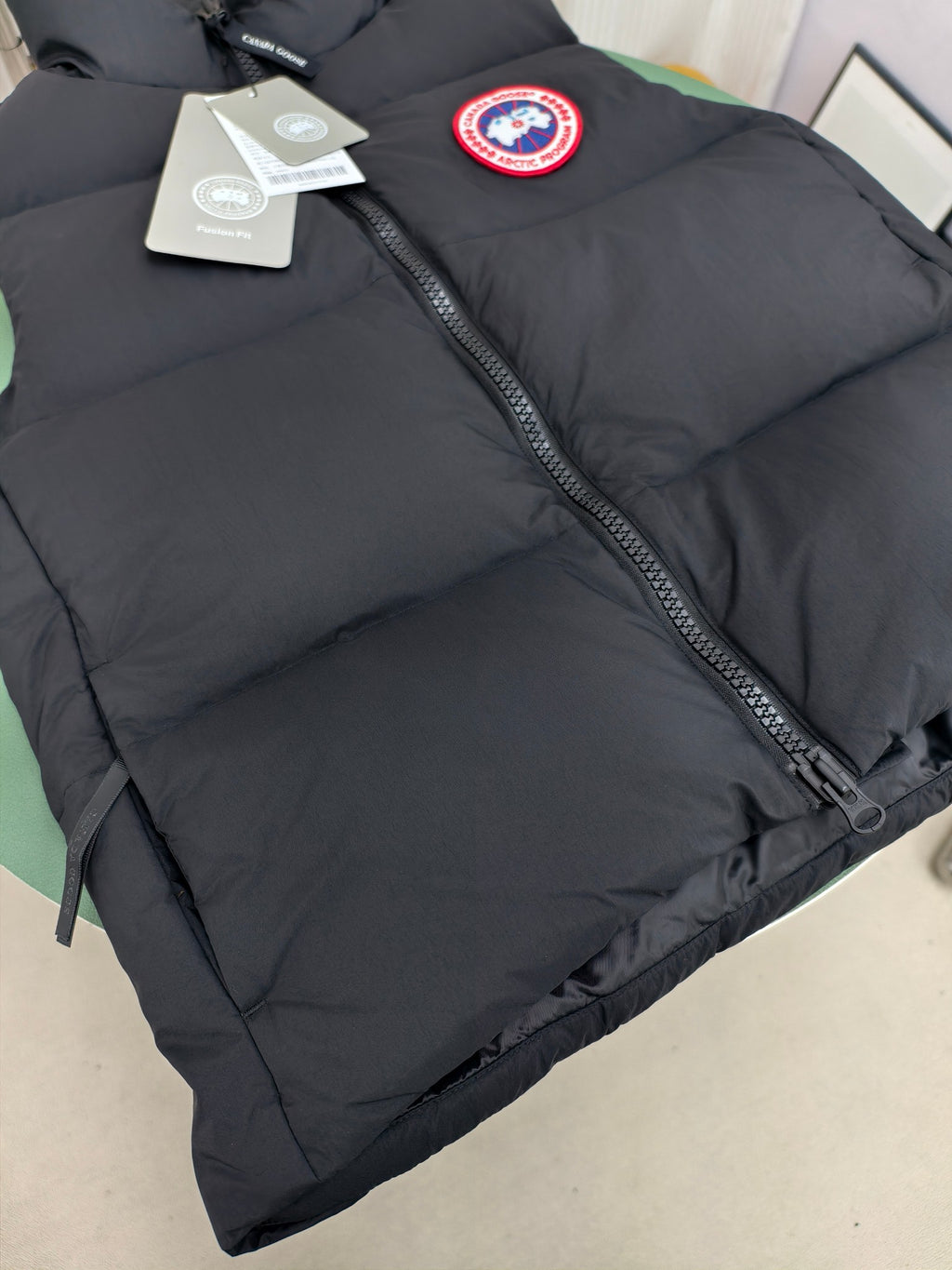 Canada Goose Black Stand-Collar Puffer Vest