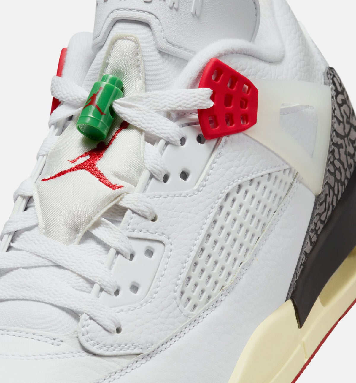 Jordan Spizike Low - Men's Lifestyle Sneaker (White/Black/Sail/Varsity Red)