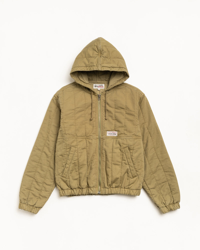 QUILTED CANVAS WORK JACKET