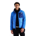 The North Face Blue and Navy Color-Block Puffer Jacket
