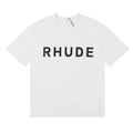 Rhude Classic Bold Logo Oversized Tee White