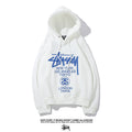 Stussy Hoodie Embroidered Fleece Fashion Hooded Sweater