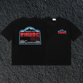 Rhude Paradiso Hills Rally Racing Dual Sided Black Oversized T‑Shirt