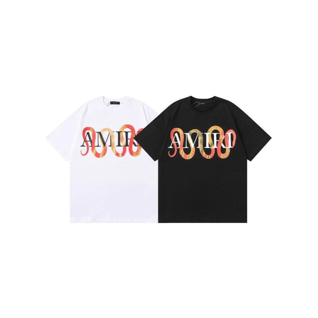 Amiri Multi‑Letter Graphic Oversized Short Sleeve Tee Multi‑Style