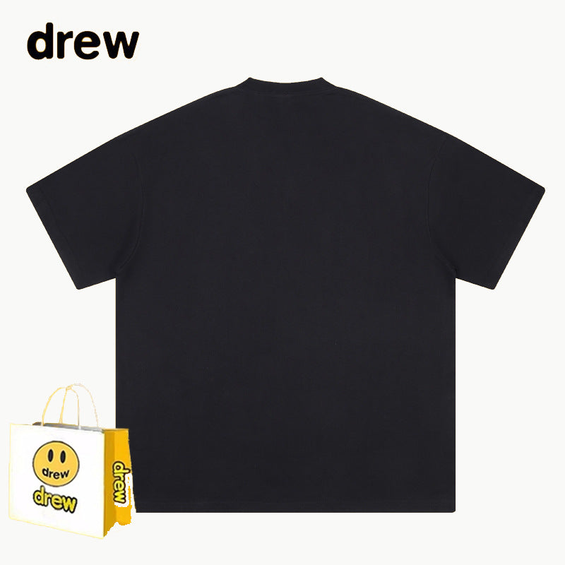 Drew T-shirts Drew Short Sleeve Smiley Face Spring and Summer