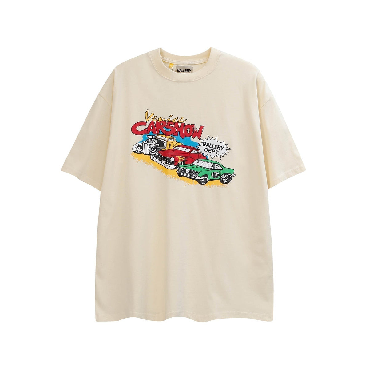 Gallery Dept T Shirts Men's Car Painted Print Loose