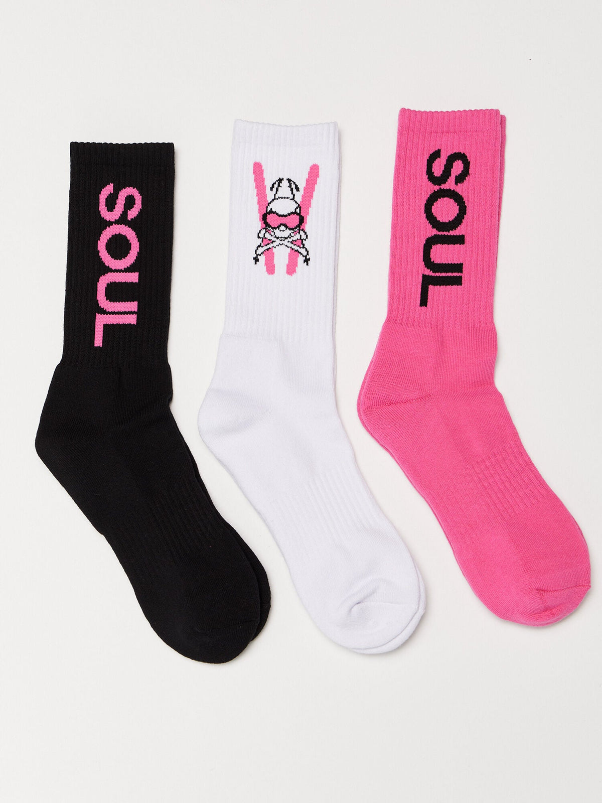 3-Pack Holiday Calf Socks