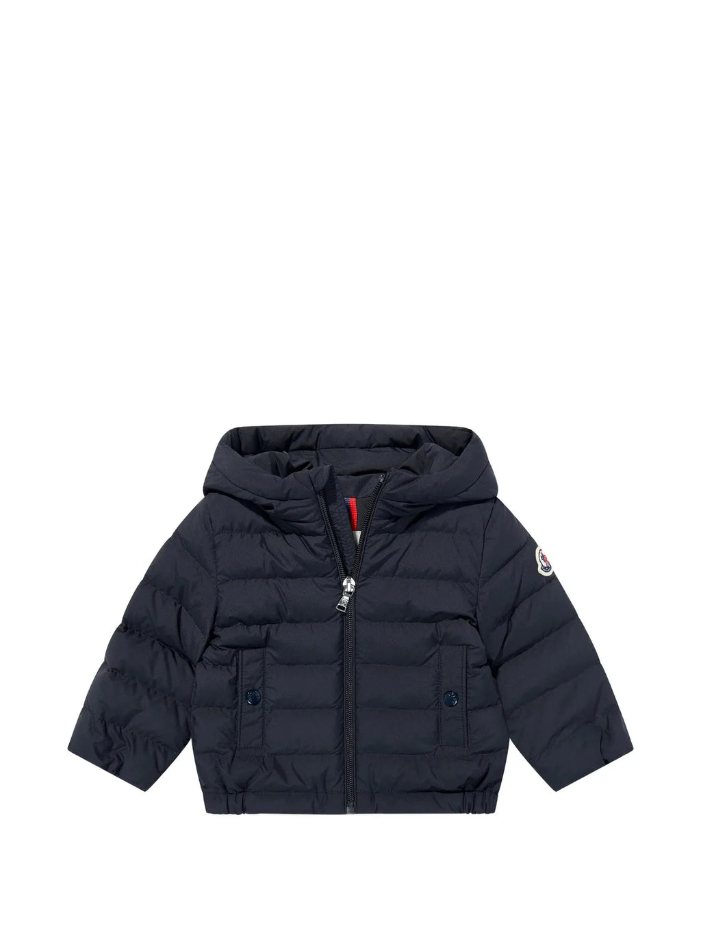 Moncler Dark Navy Hooded Quilted Puffer Jacket