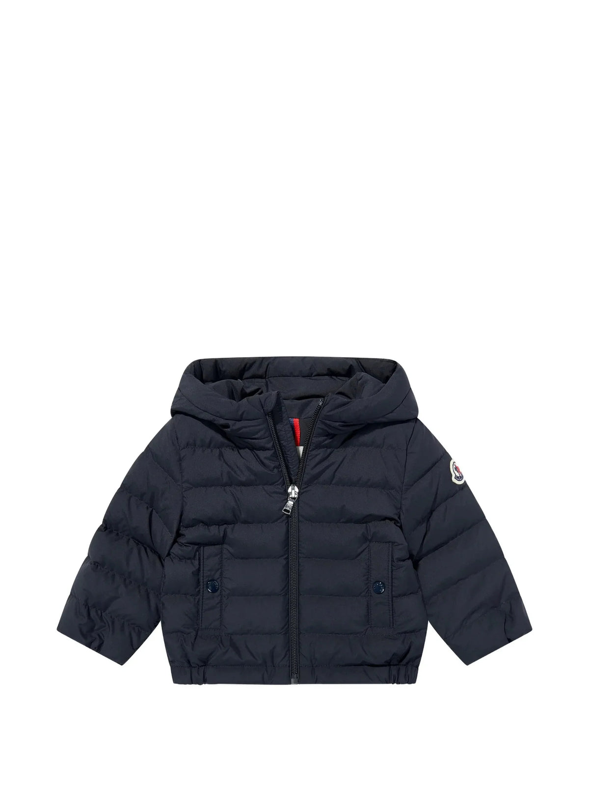 Moncler Dark Navy Hooded Quilted Puffer Jacket