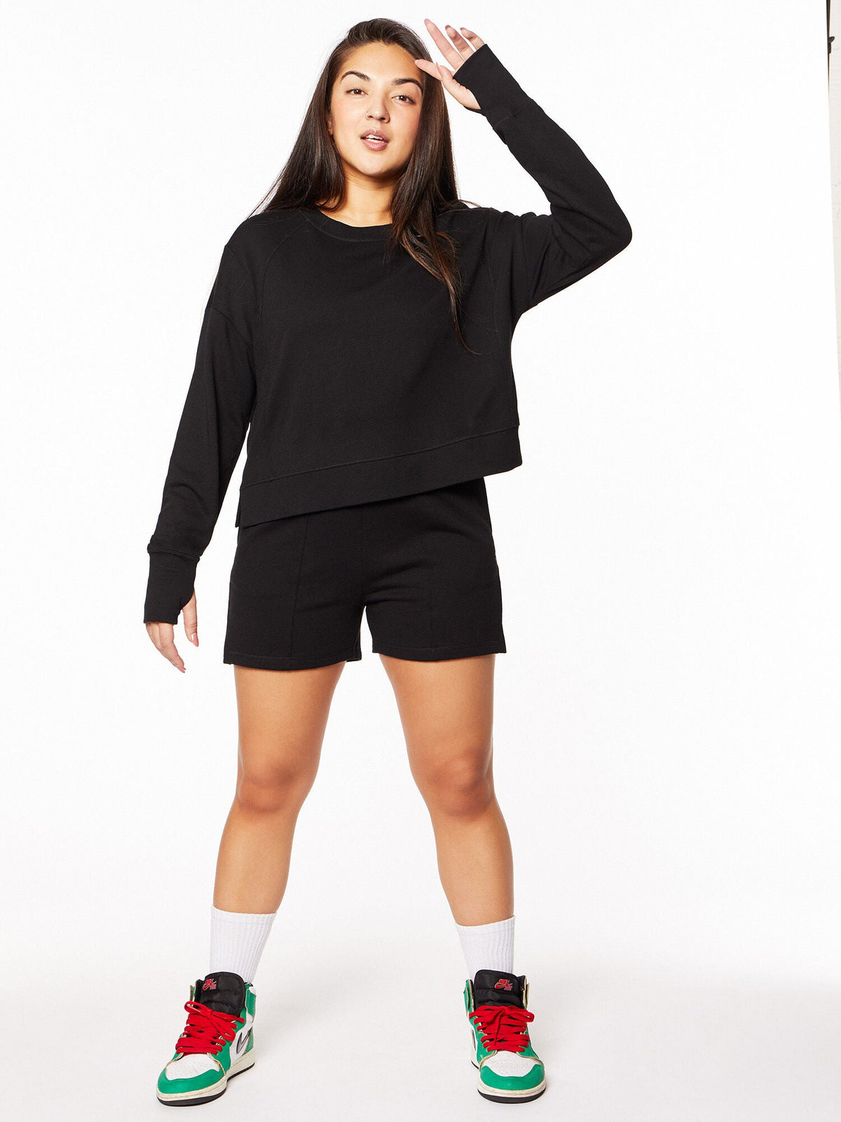 AFTER CLASS CROP SWEATSHIRT