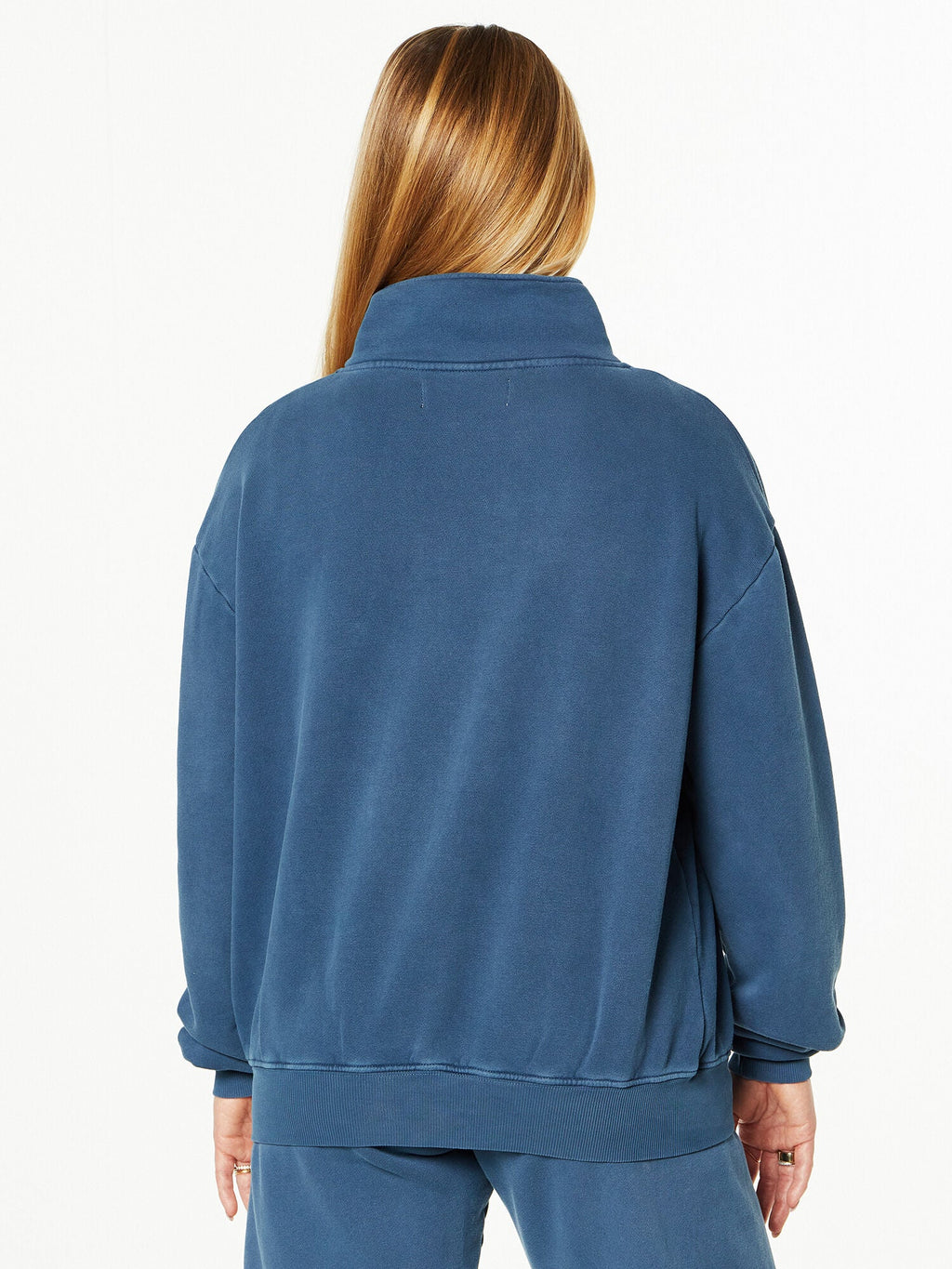 KATIE Â½ ZIP BLUE