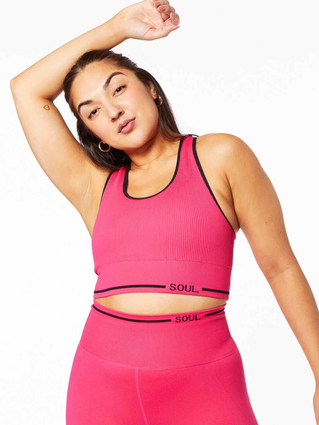 PINK KIT WITH BLACK TIPPING