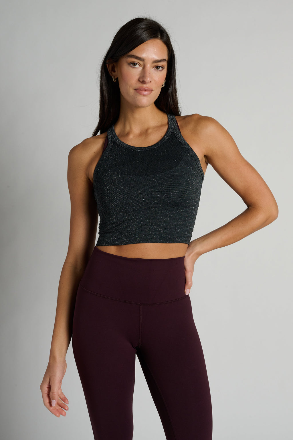 Swiftly Tech Cropped Round-Neck Racerback Tank Top 2.0