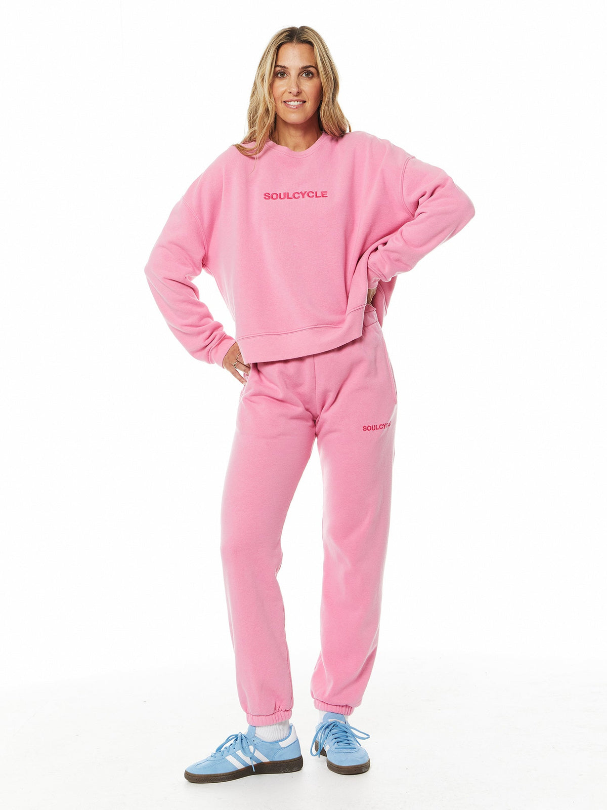 LOUNGE SWEATSHIRT HOT PINK