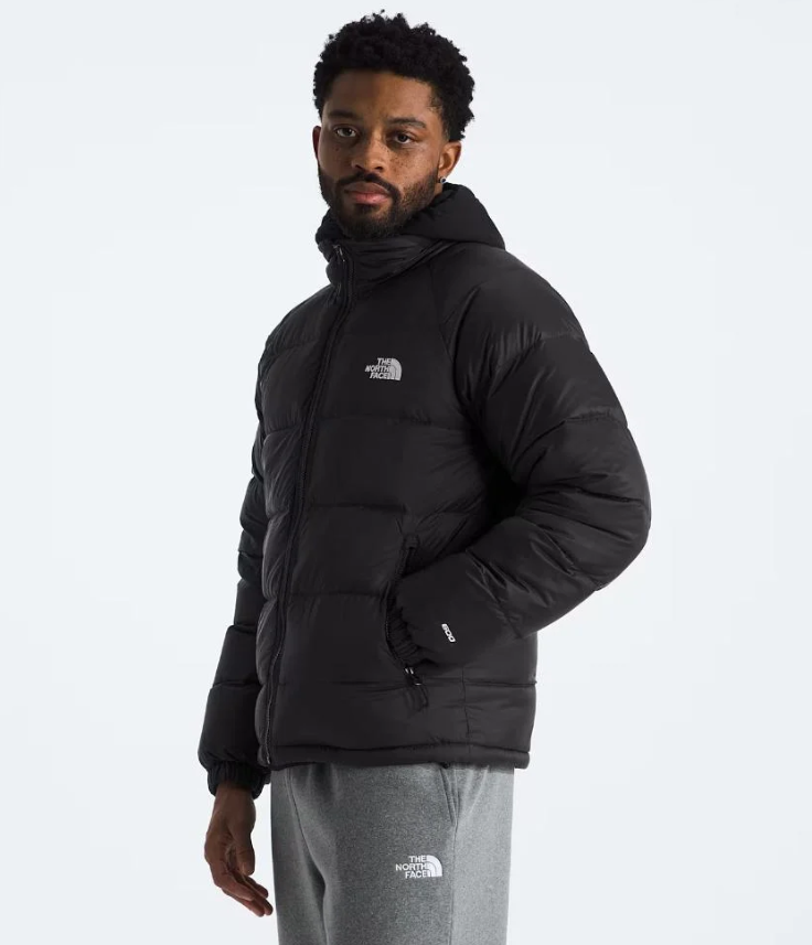 The North Face Black Stand-Collar Puffer Jacket