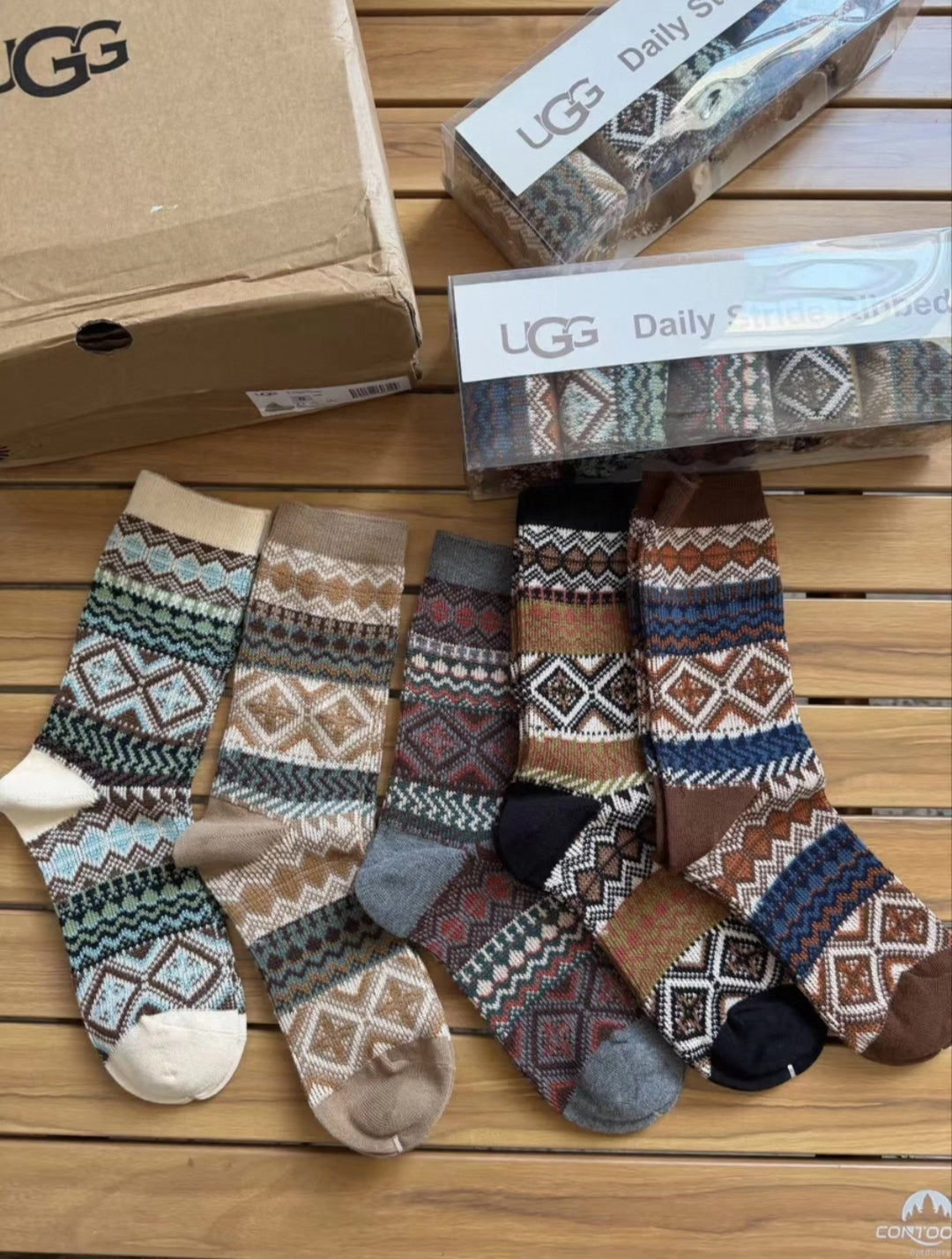 UGG Nordic Fine-Wool Winter Sock Gift Set