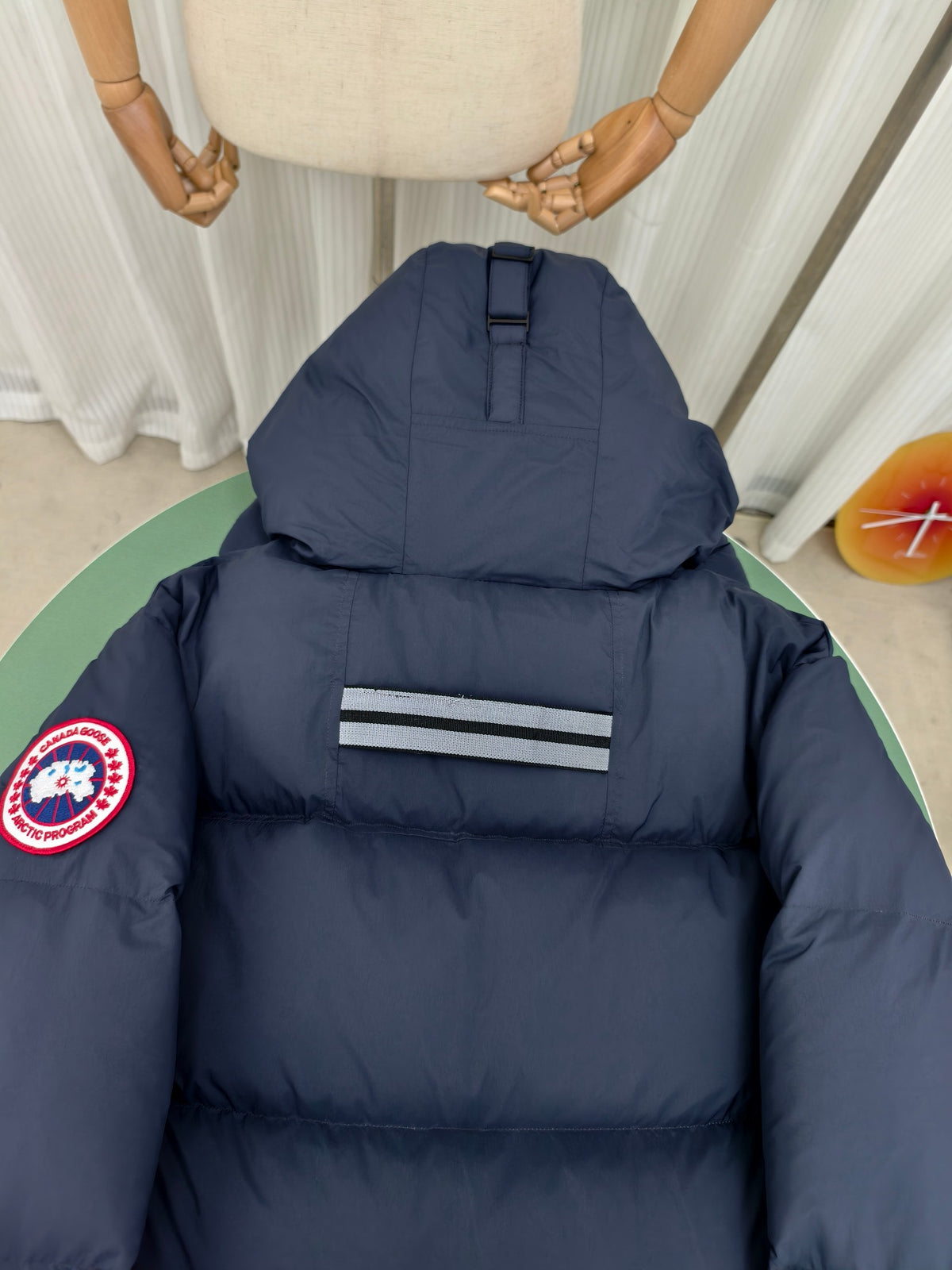 Canada Goose Hooded Puffer Jacket with Wide Quilting