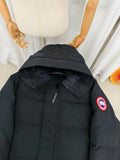 Canada Goose Hooded Quilted Puffer Jacket with Covered Zip