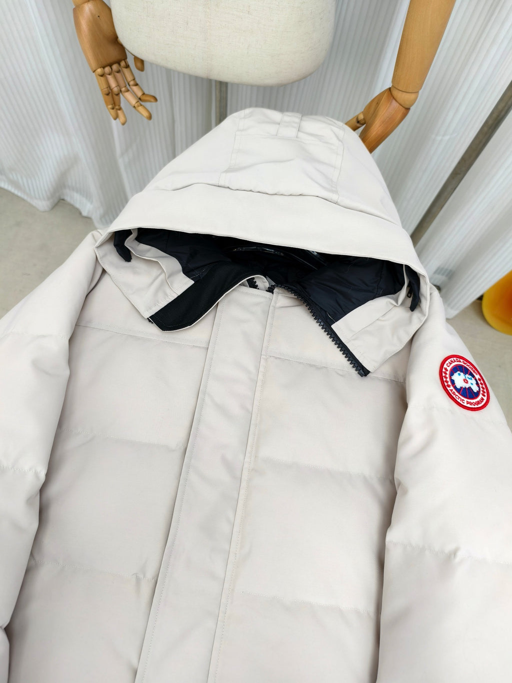 Canada Goose Hooded Quilted Puffer Jacket with Covered Zip