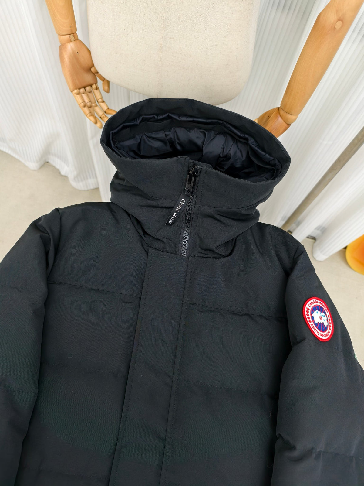 Canada Goose Hooded Quilted Puffer Jacket with Covered Zip