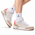 Air Jordan 3 Retro White Tan Gum Sneakers