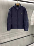 Prada Quilted Triangle Badge Puffer Jacket
