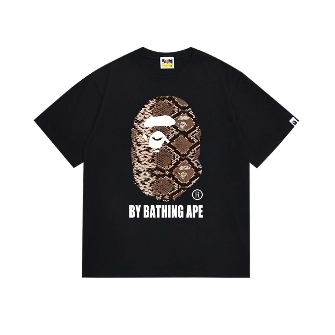 BAPE Snake-Camo Ape Head Graphic T-Shirt