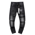 Purple Brand Washed Black Distressed Jeans