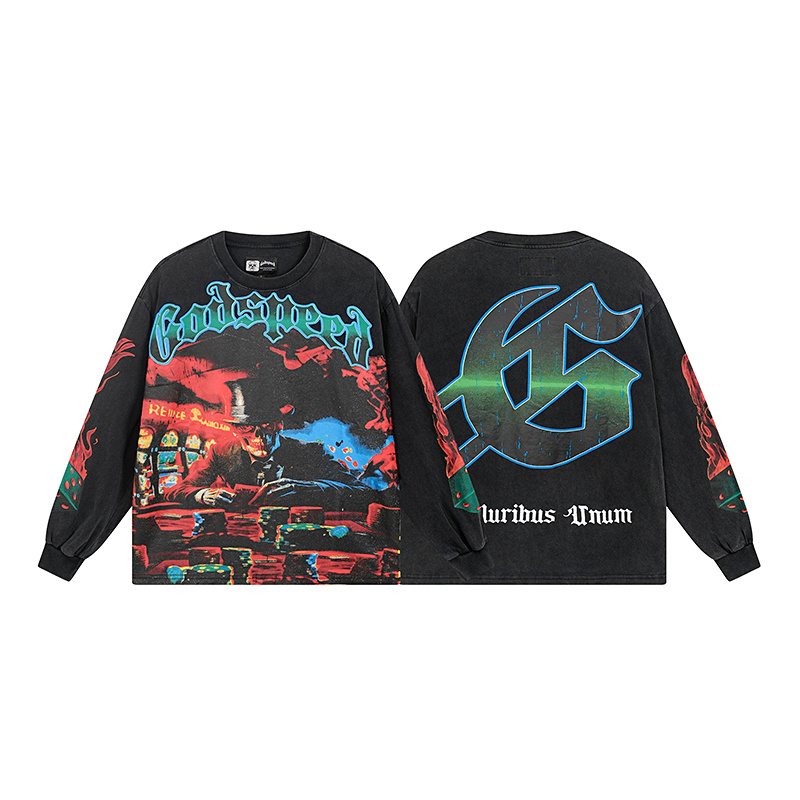 Godspeed E Pluribus Unum Washed Long-Sleeve T-Shirt