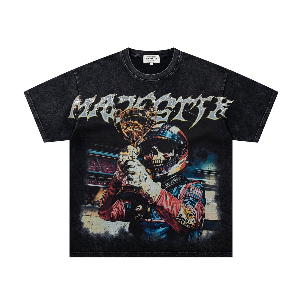 MAJESTIK Astronaut Trophy Graphic T-Shirt
