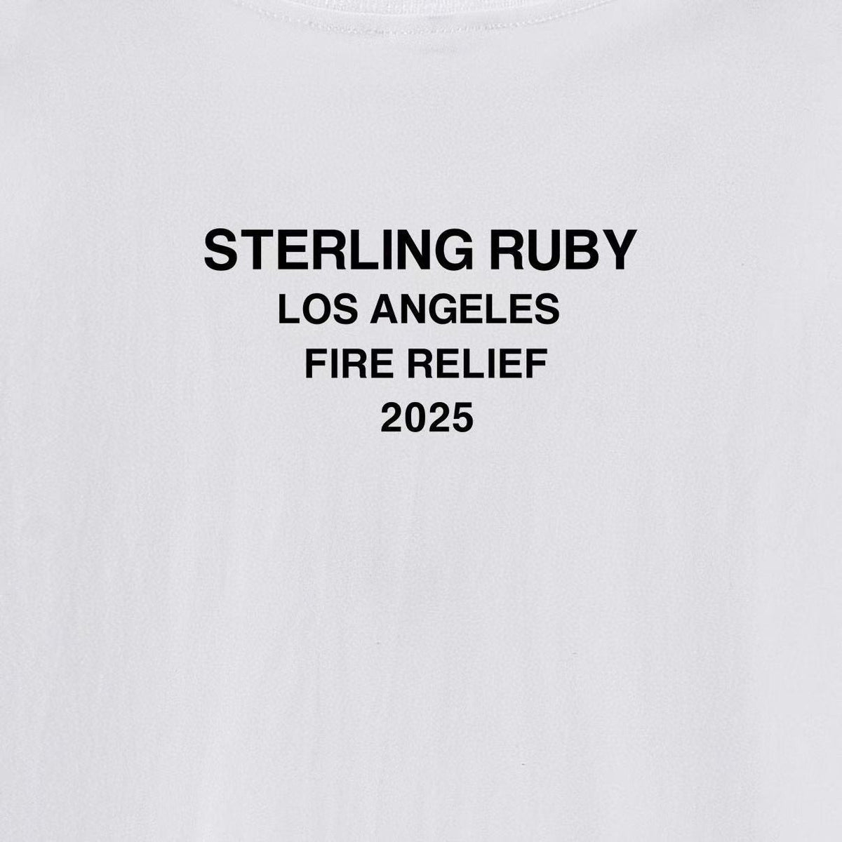 Supreme Los Angeles Wildfire Relief Box Graphic T-Shirt