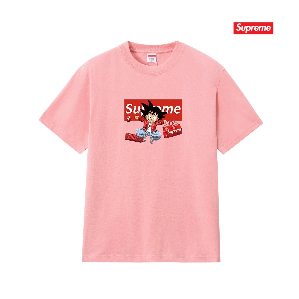 Supreme Anime Graphic Short-Sleeve T-Shirt