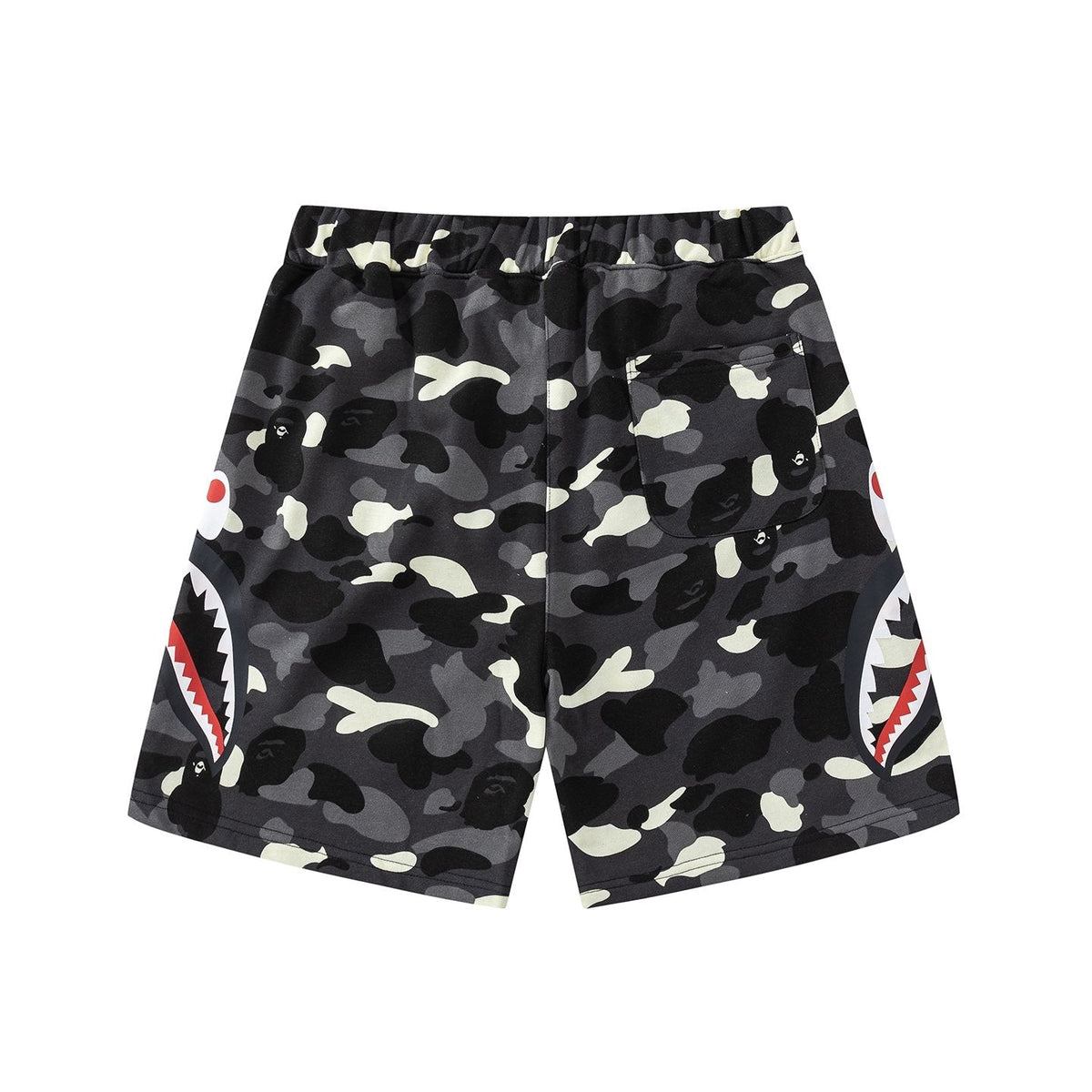 BAPE Shark Mouth Camouflage Shorts