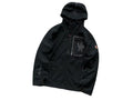 Moncler Grenoble Black Graphic Hooded Jacket