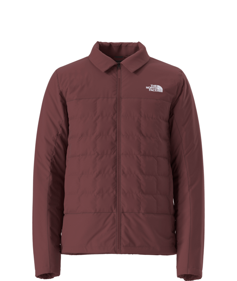 The North Face Burgundy Hooded Zip-Up Jacket